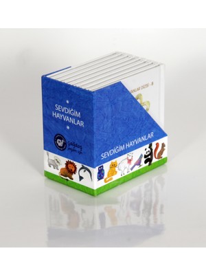 Türkiye Çağdaş Yaşamı Destekleme Vakfı Kitap Sevdiğim Hayvanlar 8'li Set