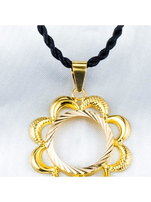 Bilezikci Çiçekli 14 Ayar Çeyrek Altın Çerçevesi