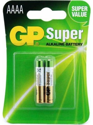 Gp 25A-2UE2 LR8D425 1.5V Aaaa Alkalin Pil (2 Li B)
