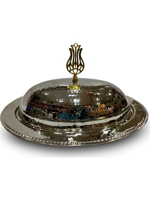 M&M Design El Yapımı Bakır Servis Tabağı