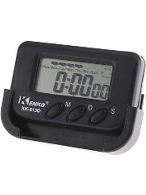 Kenko Elektronik Ekran Alarm Kronometre 1 Adet Şık Tasarımlı Araç İçi Düzenleyici Mini Saat