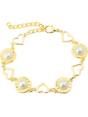 Forentina Roma Rakkamlı Kalp Bileklik PS1440