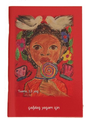 Türkiye Çağdaş Yaşamı Destekleme Vakfı Defter Renkli 10 x 15 cm – Desen 1 2'li