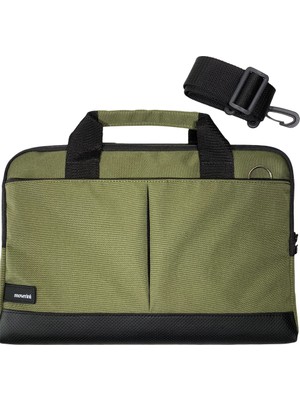 Moserini 15.6'' Taban Korumalı. Omuz Askılı Notebook Laptop Macbook Çantası - Haki