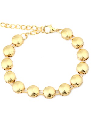 Forentina Sarı Zincir Bileklik