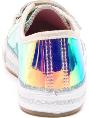 Minipicco Kız Çocuk Pembe Hologram Spor Ayakkabı