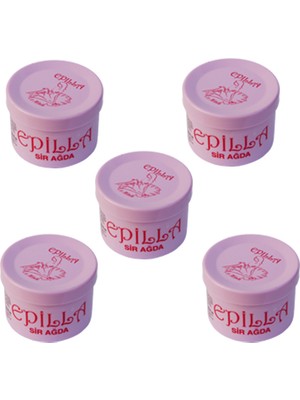 Epilla  Tek Kullanımlık Pudralı Kutu Sir Ağda 50 ml 5 Adet
