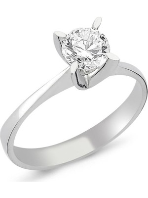 Bilezikhane Altın Tektaş Yüzük 2.86 Gram 14 Ayar Altın