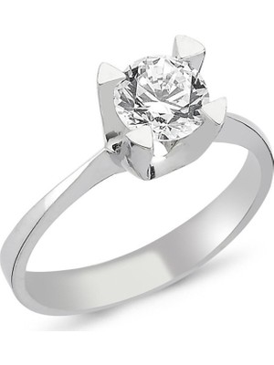 Bilezikhane Altın Tektaş Yüzük 3.38 Gram 14 Ayar Altın