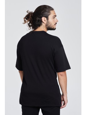 Zanaz ErkekBaskılı Özel Tasarım Oversize T-Shirt