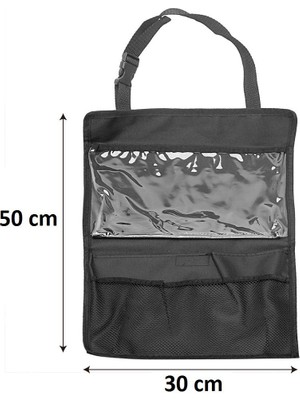 Ankaflex Araba Koltuk Arkası Organizer Düzenleyici Araç Oto Organizer Eşya Düzenleyici Tablet Tutucu