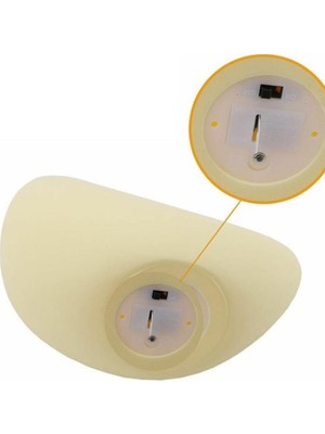 Mobgift LED Gece Lambası Silikon Ay - Beyaz