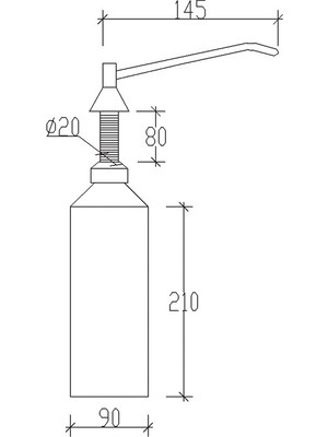 Tema Ankastre Sıvı Sabunluk 1000 ml