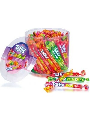 Elvan Toffix Stick Meyveli Mix Şeker 800 Gr. (1 Kutu)