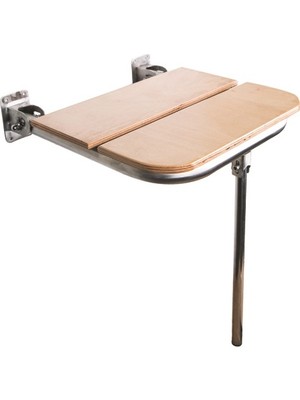 LaMiaSeta Engelli Duş Oturağı Ahşap Model Banyo Oturağı