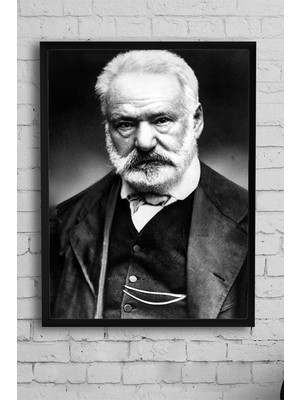 Postermanya Victor Hugo Çerçeveli Tablo 2  21 x 30 cm