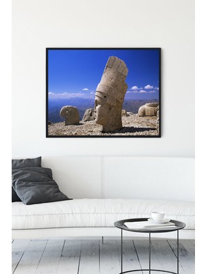 Postermanya Nemrut Dağı Manzara Çerçeveli Tablo  21 x 30 cm