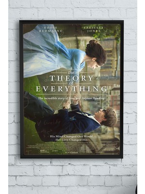 Postermanya Theory Of Everything Bilimsel Çerçeveli Tablo  21 x 30 cm