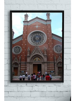 Postermanya Kilise Kutsal Mekan Çerçeveli Tablo  21 x 30 cm