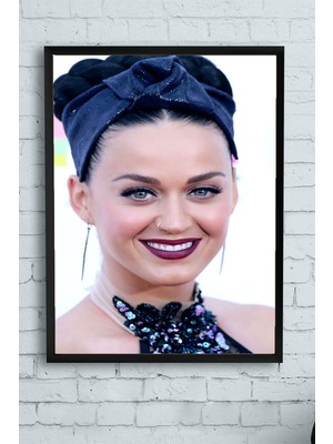 Postermanya Katy Perry Çerçeveli Tablo 2  21 x 30 cm