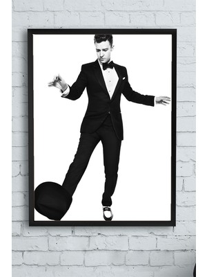 Postermanya Justin Timberlake Çerçeveli Tablo  21 x 30 cm