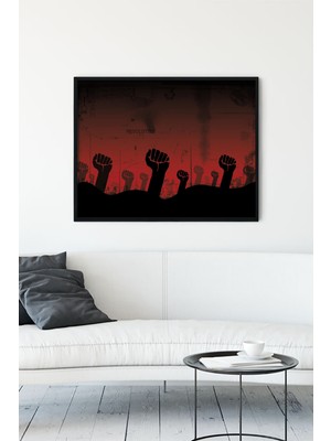Postermanya Devrim Çerçeveli Tablo 2  21 x 30 cm