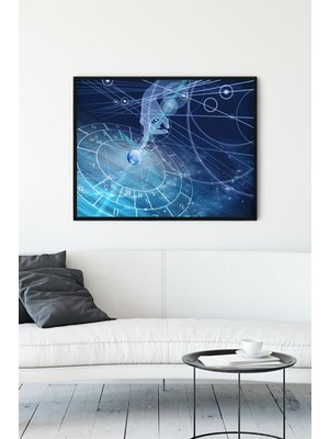 Postermanya Bilimsel Çerçeveli Tablo  21 x 30 cm