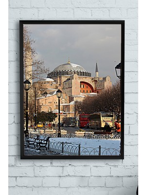 Postermanya Ayasofya Çerçeveli Tablo  21 x 30 cm