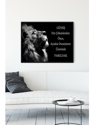 Postermanya Aslan Girişimcilik Çerçeveli Tablo 4  21 x 30 cm