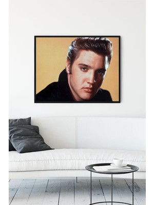 Postermanya Elvis Presley Çerçeveli Tablo  21 x 30 cm