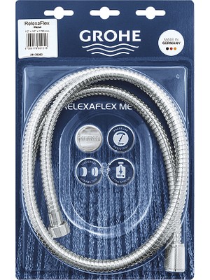 Grohe Relexaflex Metal Duş Hortumu 1750MM 28139000