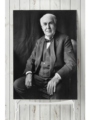 Postermanya Thomas Edison Bilimsel Poster 40 x 60 cm