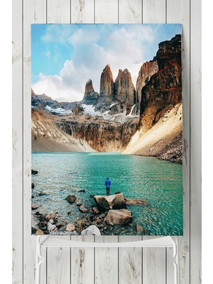 Postermanya Dağ Doğa Manzara Poster  50 x 70 cm