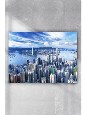 Postermanya Hong Kong Manzara Poster 40 x 60 cm