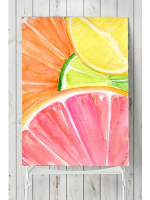 Postermanya Portakal Mutfak Poster  40 x 60 cm