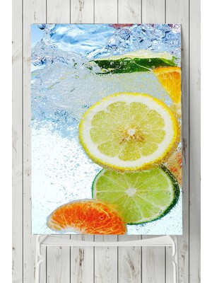 Postermanya Limon Portakal Mutfak Poster  40 x 60 cm