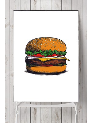 Postermanya Hamburger Mutfak Poster  40 x 60 cm