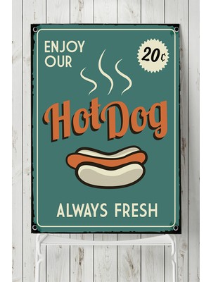 Postermanya Hot Dog Mutfak Poster  40 x 60 cm