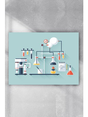 Postermanya Deney Bilimsel Poster  40 x 60 cm
