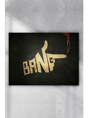 Postermanya Bang Eğlenceli Mizahi Poster  40 x 60 cm