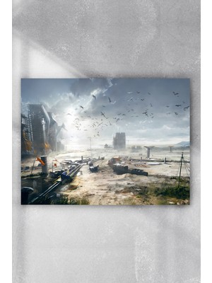 Postermanya Doğanın Yok Oluşu Sanatsal Poster  50 x 70 cm