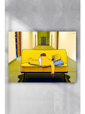 Postermanya The Simpsons Eğlenceli Mizahi Poster  40 x 60 cm