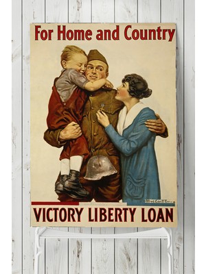 Postermanya Victory Vintage Poster  40 x 60 cm