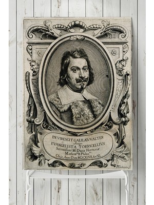 Postermanya Evangelista Torricelli Bilimsel Poster  40 x 60 cm