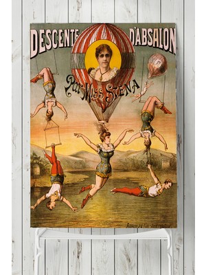 Postermanya Sirk Vintage Poster  40 x 60 cm
