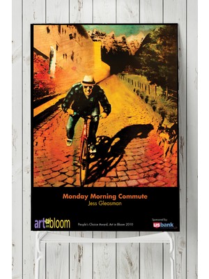 Postermanya Monday Morning Art Sanatsal Poster  40 x 60 cm