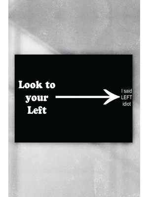 Postermanya Soluna Bak Eğlenceli Mizahi Poster  40 x 60 cm