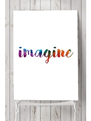 Postermanya Imagine Motivasyon Poster 40 x 60 cm