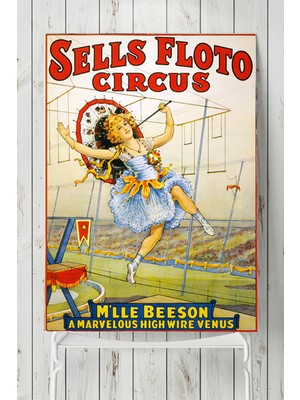 Postermanya Sells Floto Circus Vintage Poster  40 x 60 cm