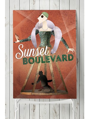 Postermanya Sunset Boulevard Film Afişi Poster  40 x 60 cm